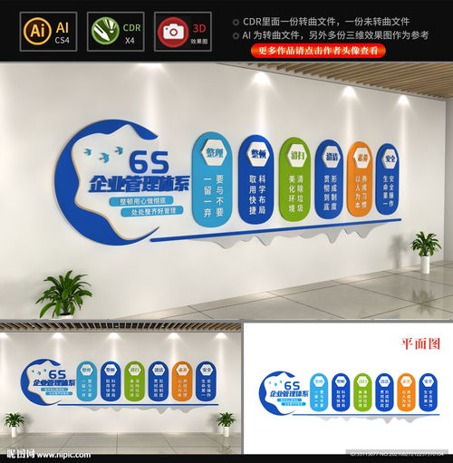 企业管理体系文化墙设计——以容业科技为例的室内广告设计实践